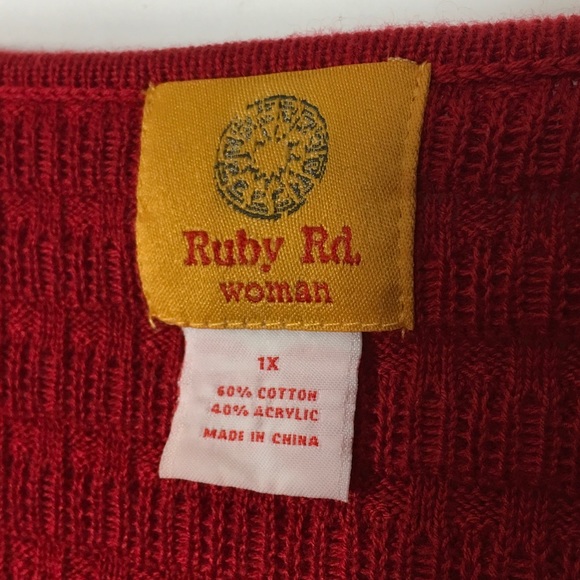 Ruby Rd Beaded Sweater. - Picture 4 of 8